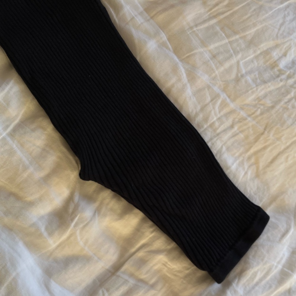 SIR the Label Black Enes Ribbed Cardigan and Pants Matching Set - Picture 8 of 9